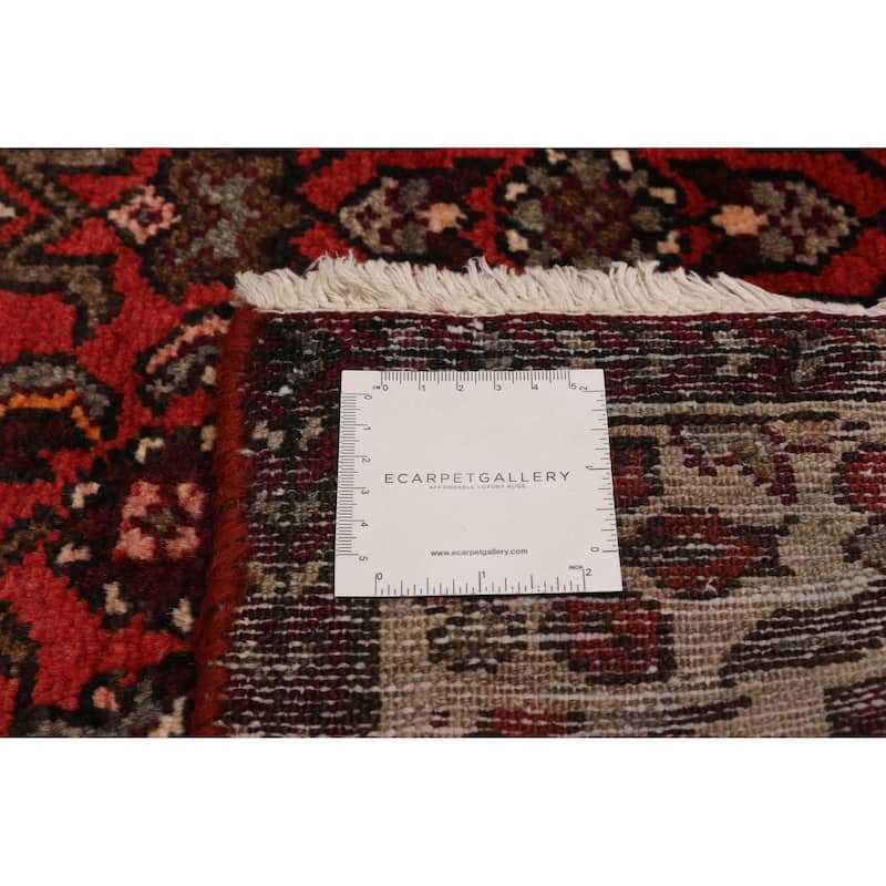 ECARPETGALLERY Hand-knotted Andelz Red Wool Rug - 3'9 x 10'1