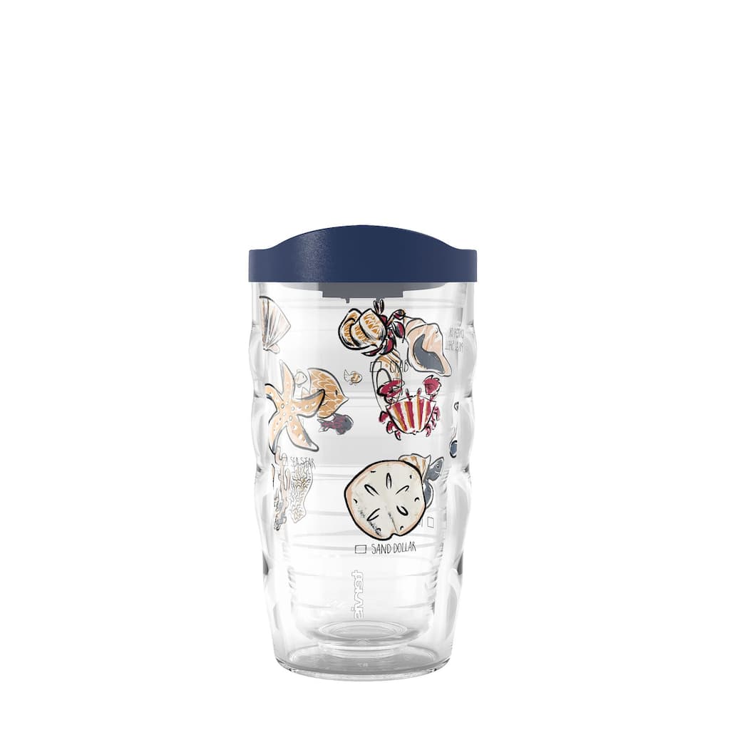 Tervis Shore Search Made in USA Double Walled Insulated Travel Tumbler, Classic - 10oz Wavy