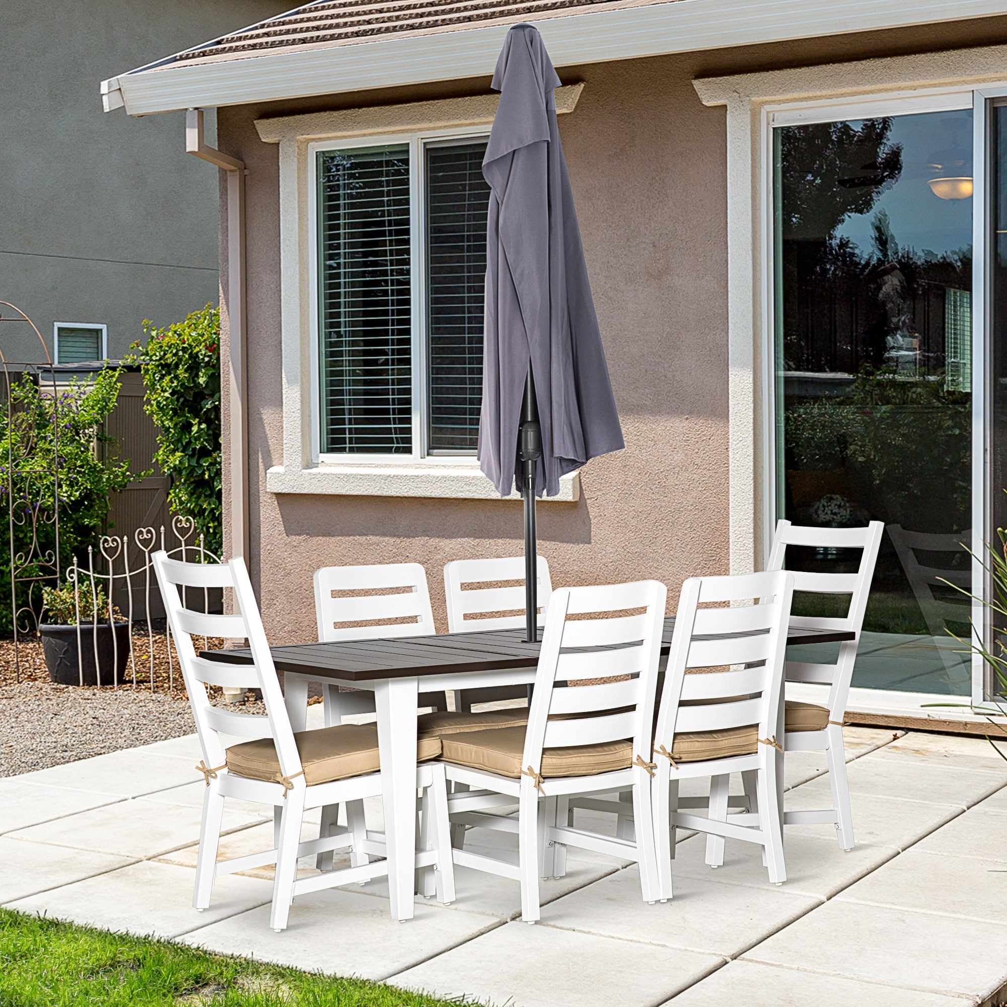 Outsunny 7 shop piece outdoor patio