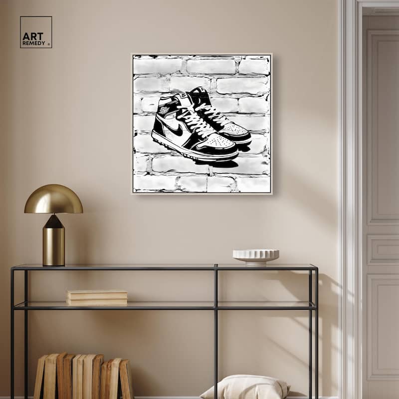 Brick City Jordans Canvas by Art Remedy