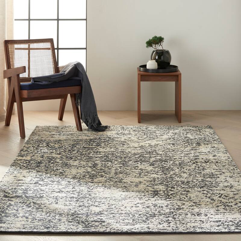 Calvin Klein Home Maya Contemporary Abstract Area Rug