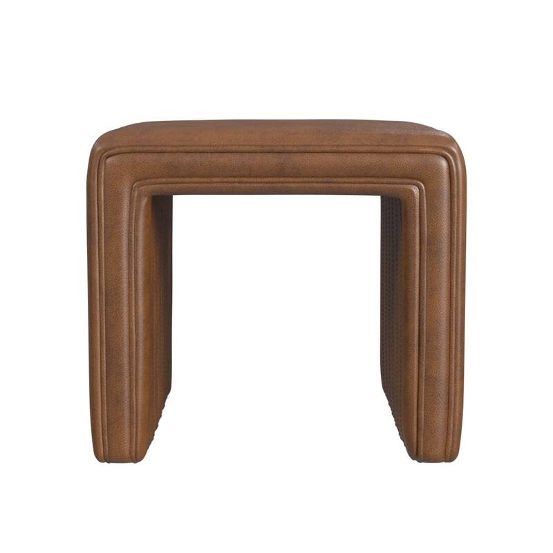 HomePop Modern Channel Ottoman