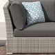 preview thumbnail 49 of 51, Corvus 8-piece Aluminum Wicker Patio Sectional Conversation Set