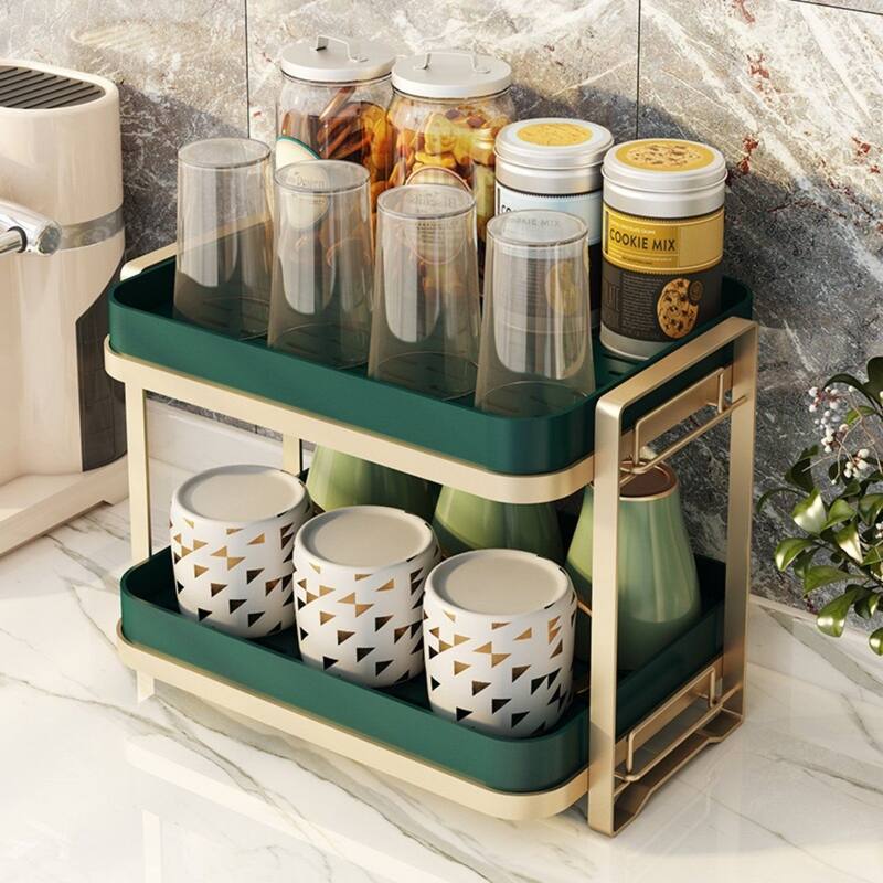 Dish Drying Rack ,Double-layer Dish Tray for Kitchen