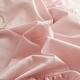 preview thumbnail 6 of 7, Pink Ruffle Duvet Cover, Fitted Bedding Set, 100% Cotton