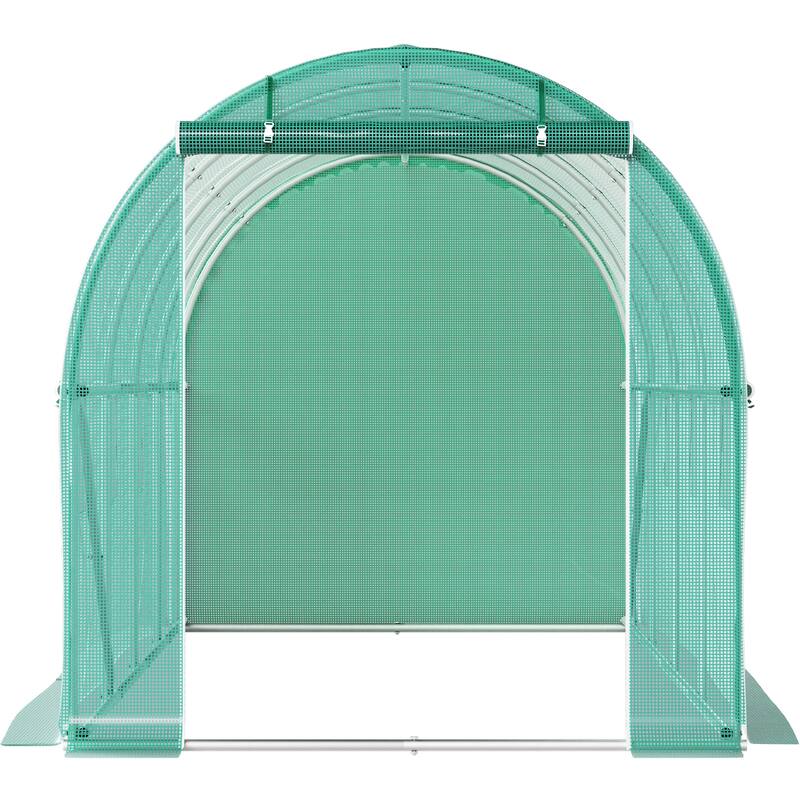 Anmytek Walk-in Tunnel Greenhouse with Zippered Door