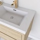 preview thumbnail 116 of 191, Wood Wall-Mounted Bathroom Vanity with Sink and Soft Close Drawers