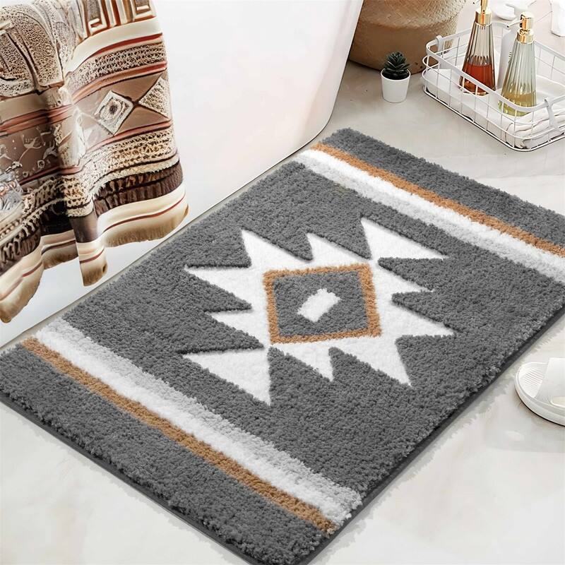 Bathroom Rug Mat - Grey