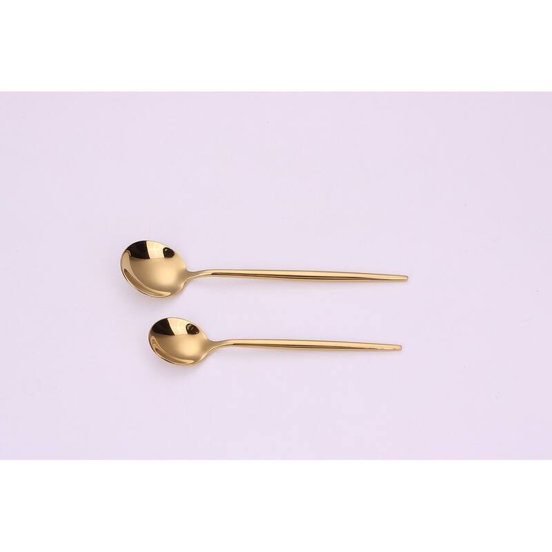 20 Pc Flatware Set Gold - Service For 4 - 20 Pc