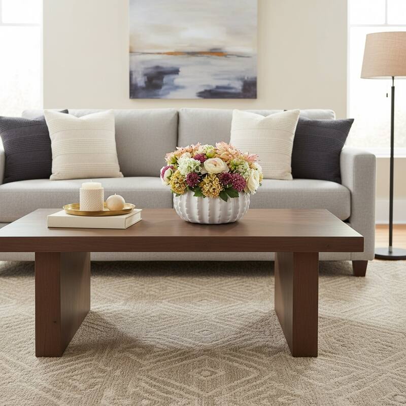 Dahlia and Ranunculus Centerpiece - 11