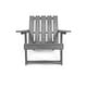 preview thumbnail 47 of 172, Shoreline Fully Assembled All-Weather HDPE Outdoor Folding Modern Adirondack Chair