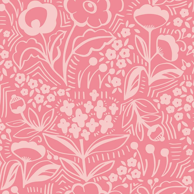 Megan Carter Jeani Pink Peel and Stick Wallpaper