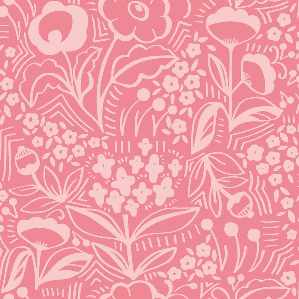 Megan Carter Jeani Pink Peel and Stick Wallpaper