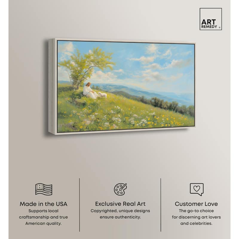Pastoral Peace I Canvas by Art Remedy