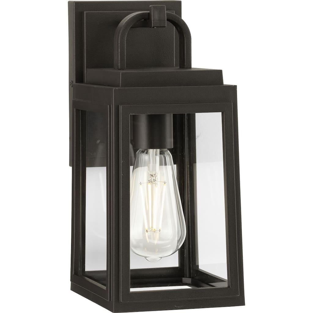 Grandbury Collection One-Light Bronze Wall Lantern with DURASHIELD - 5.5 in x 6.5 in x 11.875 in