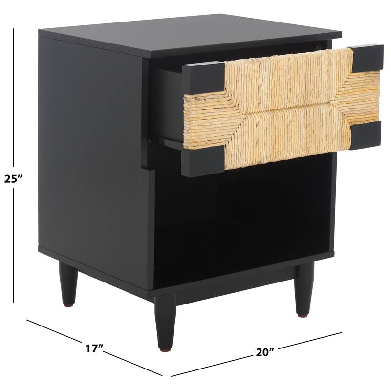 SAFAVIEH Couture Roseanne Banana Stem 1-Drawer Nightstand