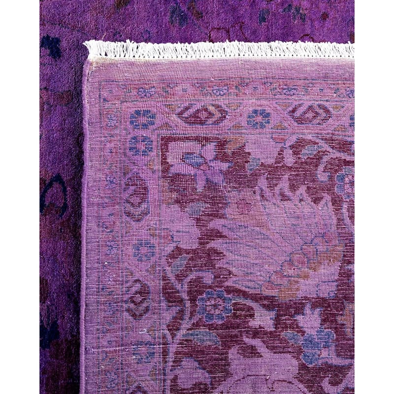 Fine Vibrance One-of-a-Kind Hand-Knotted Area Rug - Pink, 8' 2" x 10' 0" - 8' 2" x 10' 0"