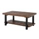 preview thumbnail 4 of 15, Carbon Loft Lawrence Reclaimed Solid Wood 42-inch Coffee Table