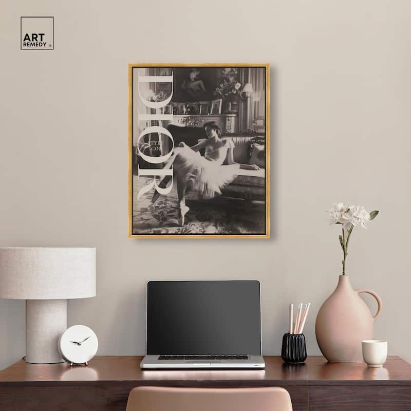 Style Ballerina Cover Canvas by Art Remedy