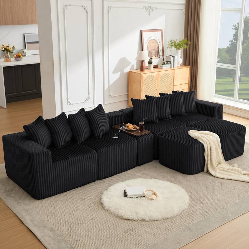 137.5" Oversize Movable Modular Sofa