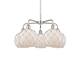 Option Polished Nickel / White Glass with White Rope