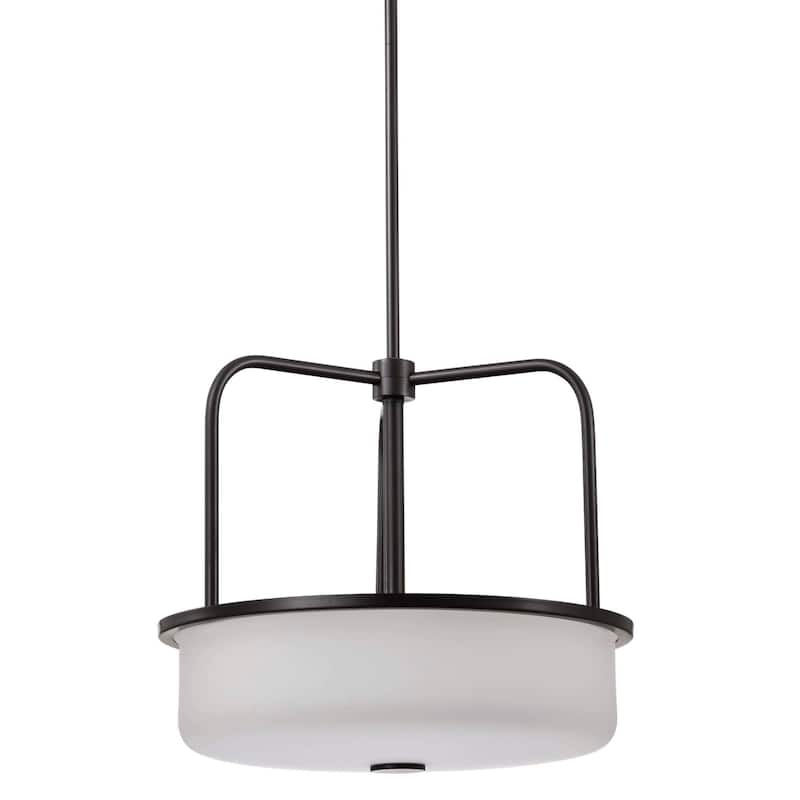 Nuvo Lighting 60/8037 Warren 3 Light 17" Wide Pendant - Gun Metal