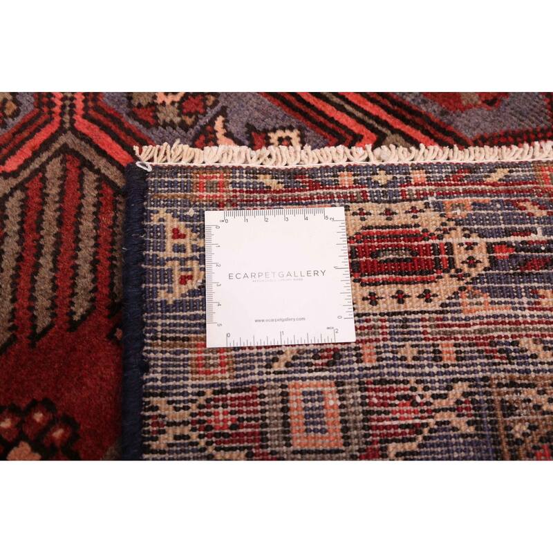 ECARPETGALLERY Hand-knotted Anatolian Vintage Red Wool Rug - 3'11 x 7'11