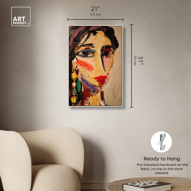 Colorful Expression I Canvas by Art Remedy