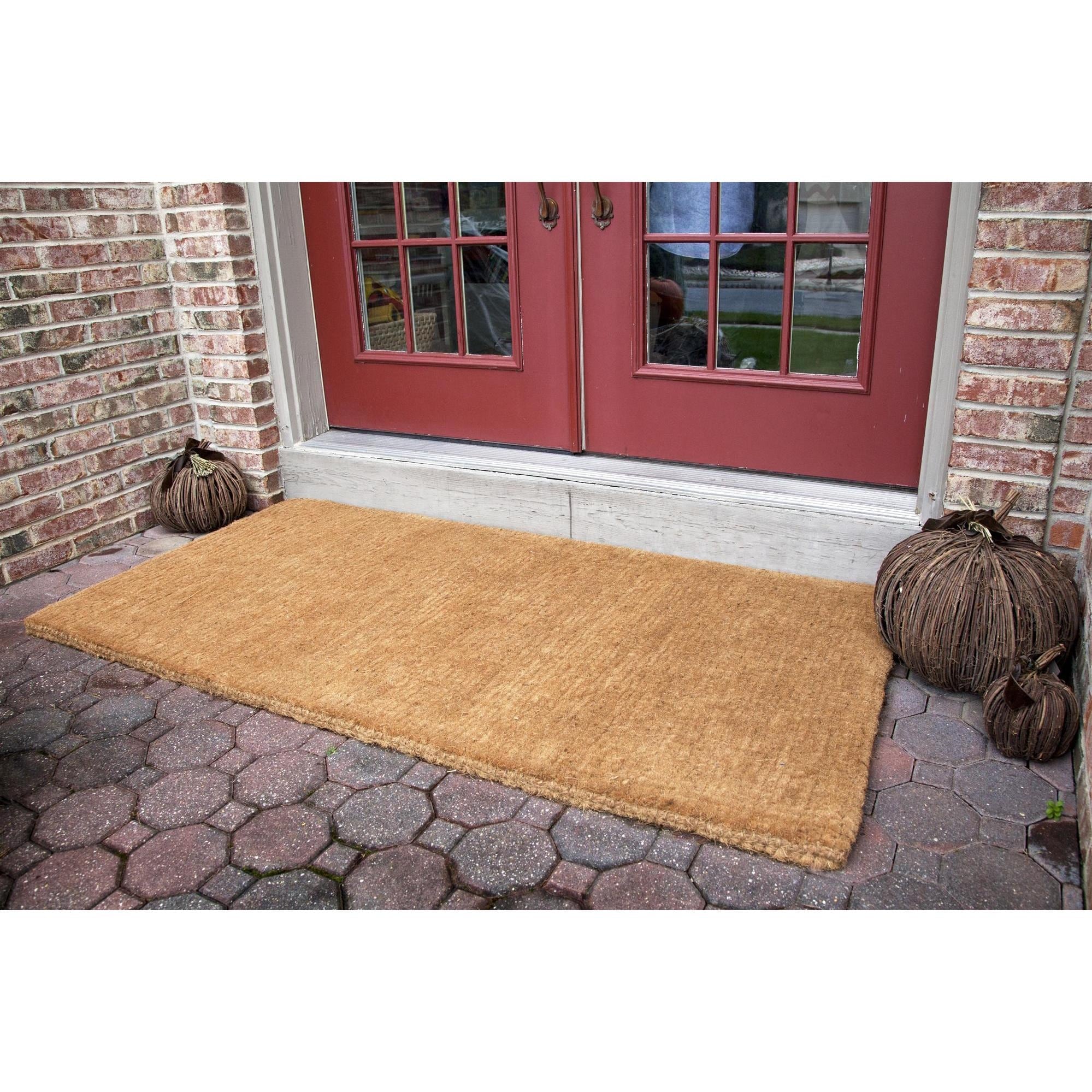 A1HC Natural Coir & Rubber Door Mat, 30x48, Thick Durable Doormats for Outdoor  Entrance - On Sale - Bed Bath & Beyond - 11391440
