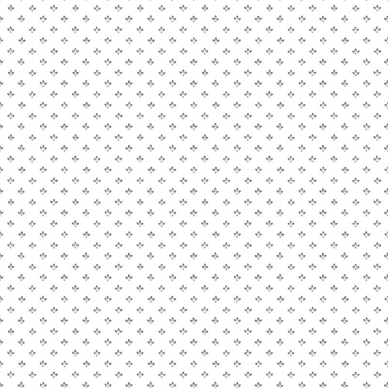 Galerie Wallcoverings Just Kitchens Tri Leaf Motif Vinyl on Non-woven Matte Wallpaper Roll - 33 feet x 21 inches - Black
