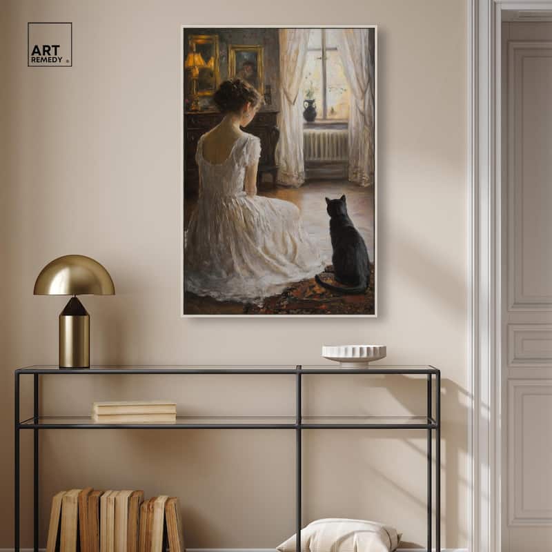 Her Faithful Companion Canvas by Art Remedy
