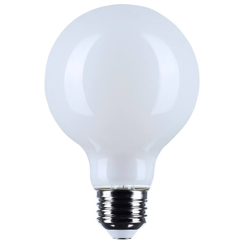 6 Watt G25 LED Medium Base White Finish 3500K CCT 120 Volt - White