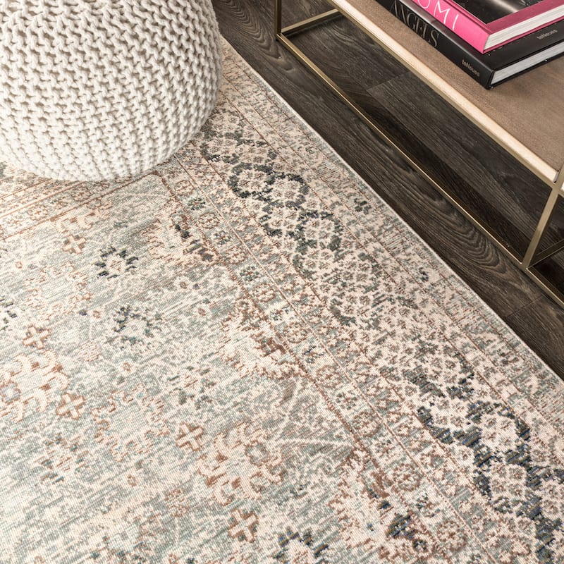 JONATHAN Y Xlendi English Country Argyle Area Rug