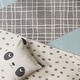 preview thumbnail 2 of 10, Kids Rug with Pastel Mountains dreamy Stars and Moon for Nursery