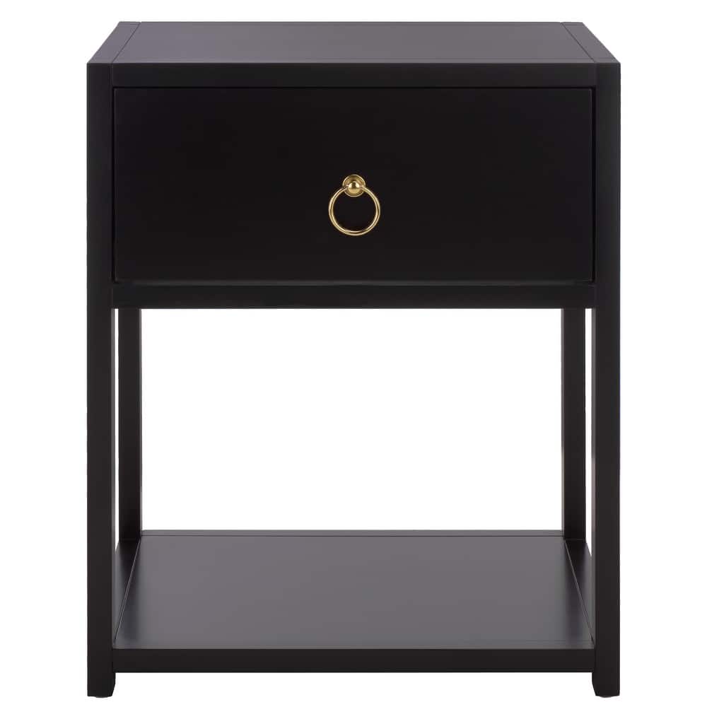 SAFAVIEH Maci 1-Drawer 1-Shelf Accent Table Nightstand