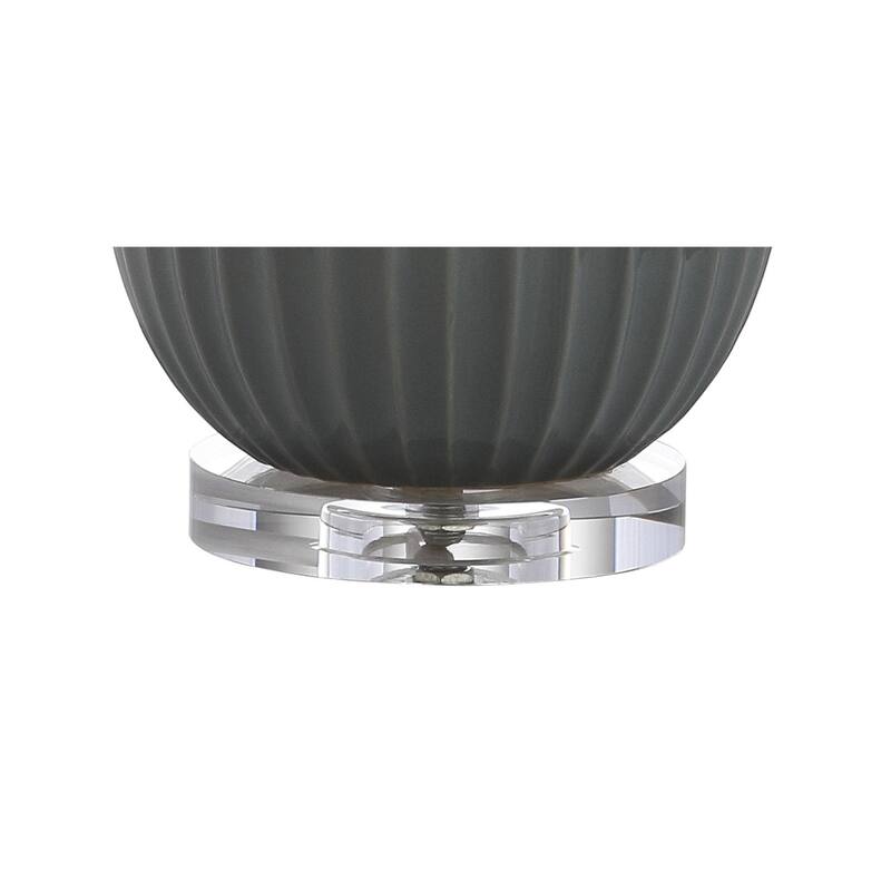 Dylan 28.25" Ceramic LED Table Lamp, Cream by JONATHAN Y