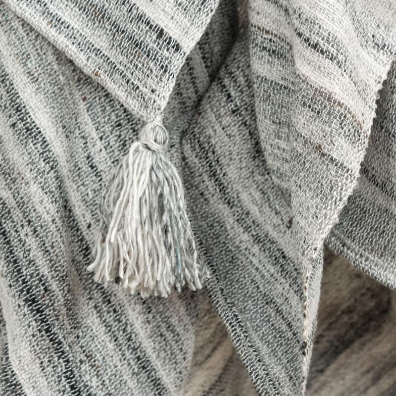 Rizzy Home Striped Throw Blanket