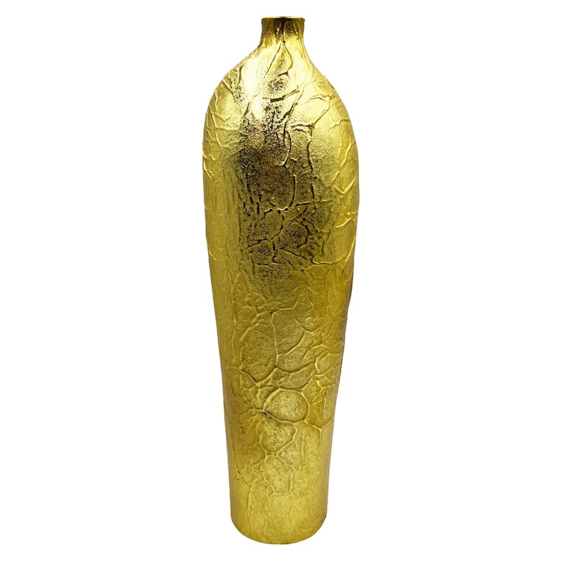 20 Inch Tall Decorative Handmade Aluminum Modern Flower Vase