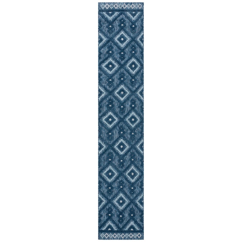 SAFAVIEH Santorini Annigje Indoor/Outdoor Rug - 2' x 10' Runner