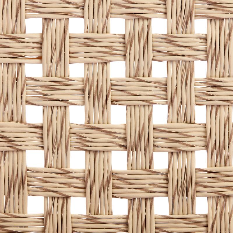 Christopher Knight Home - Nellie 3-Piece Outdoor Acacia Wood Dining Set with Wicker Woven Chairs & 27.5" Round Slat Table