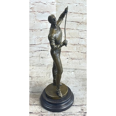 Bronze Figure Of A Young Fencer By Benoit Rougelet Handcrafted Museum Quality