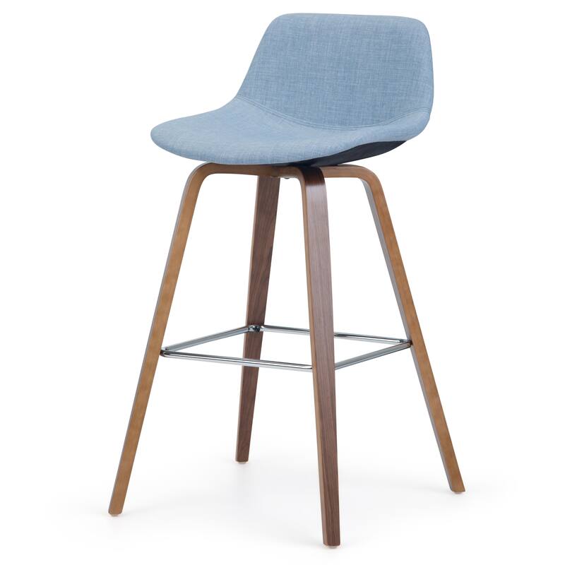 WYNDENHALL Cacey Mid Century Modern Bentwood Counter Height Stool (Set of 2) - 20.7'' x 21.1'' x 36.6