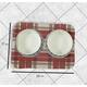 Scotish Plaid Pet Feeding Mat for Dogs and Cats