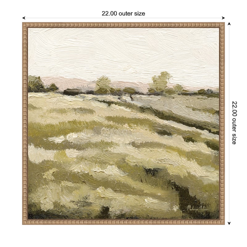 Kate and Laurel Petit Views No 10 by Mackenzie Nelson Framed Canvas Wall Art Print