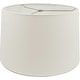 preview thumbnail 11 of 16, Mestar Hardback Drum Lampshade (Spider) 13x15x10 - White