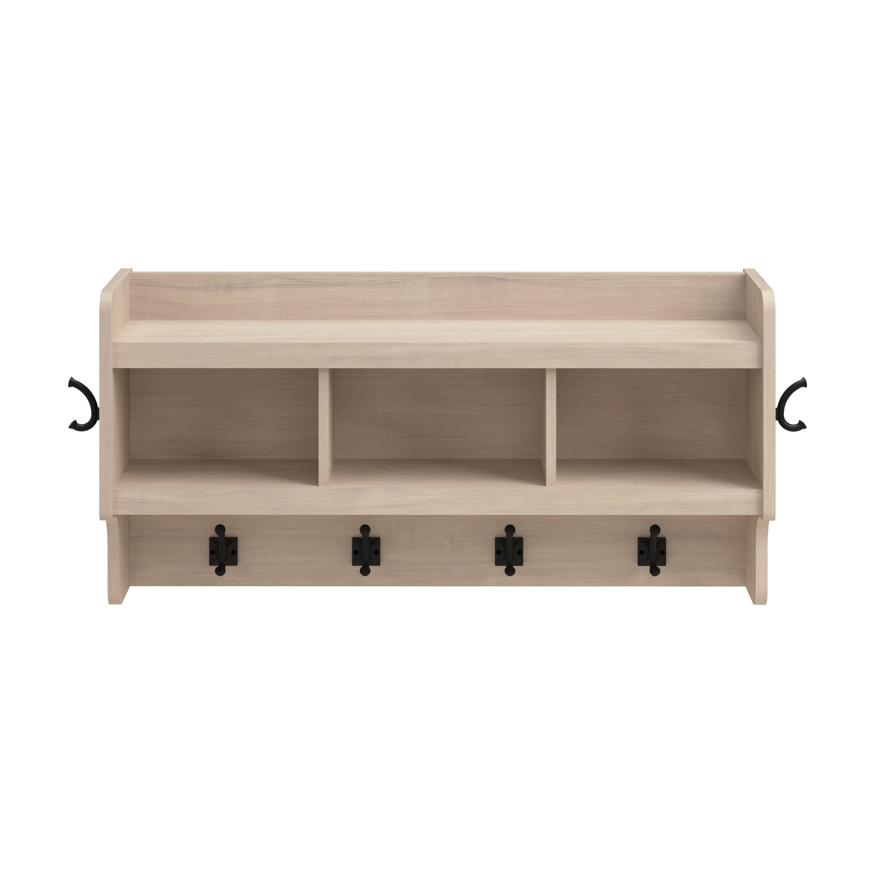 Woodland 40W Wall Mounted Coat Rack with Shelf by Bush Furniture - On Sale  - Bed Bath & Beyond - 32931539