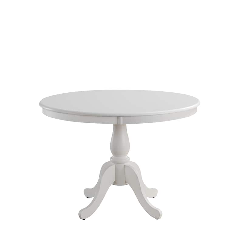 Copper Grove Parnasuss Round Pedestal Dining Table - White 42 in.