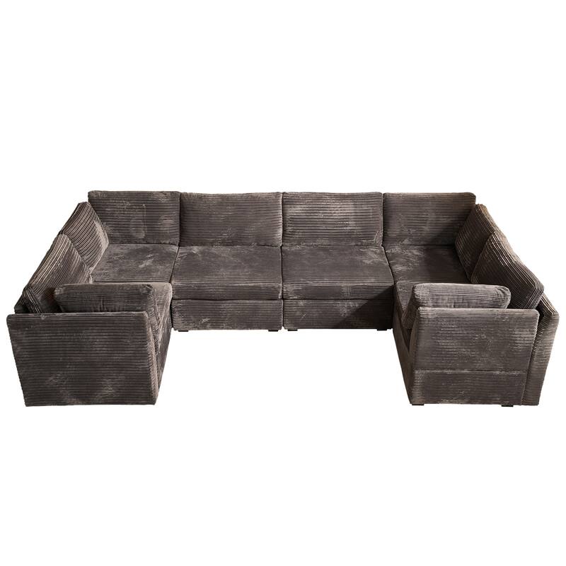 OVIOS Corner Plush Sofa