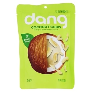 Dang Toasted Coconut Chips - Original Recipe - Case of 12 - 3.17 oz.