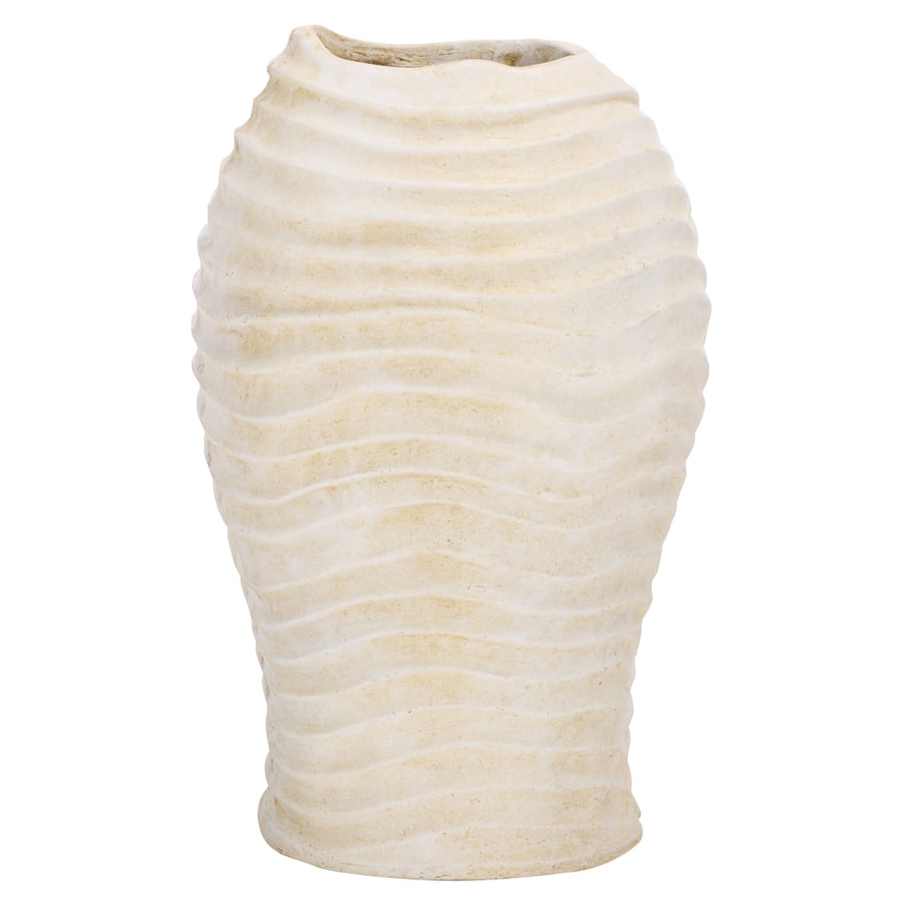 SAFAVIEH Outdoor Patio Furniture Damian Planter Pot - 10"W x 9"D x 17"H